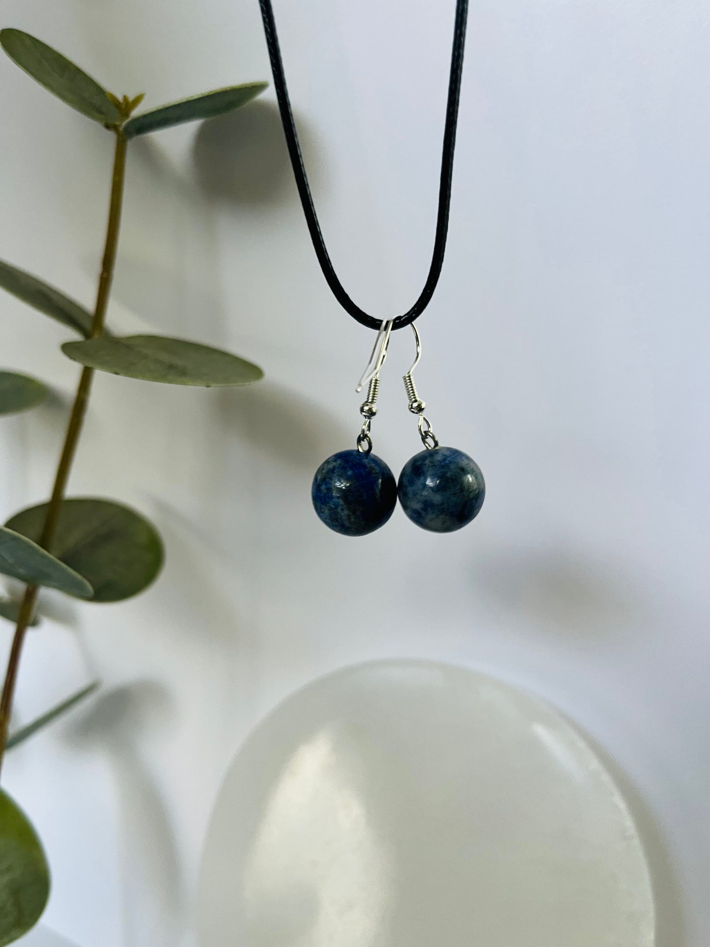 Sodalite Ball Earrings