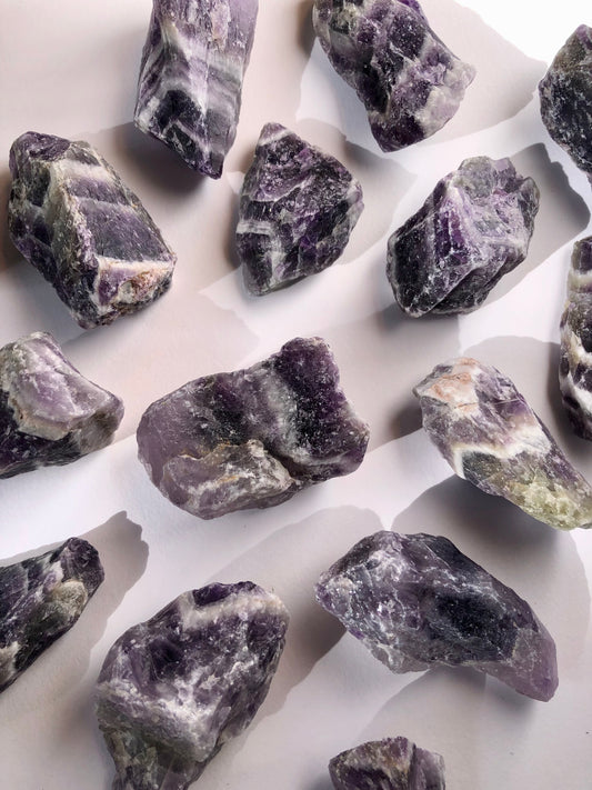 Chevron Amethyst - Rough