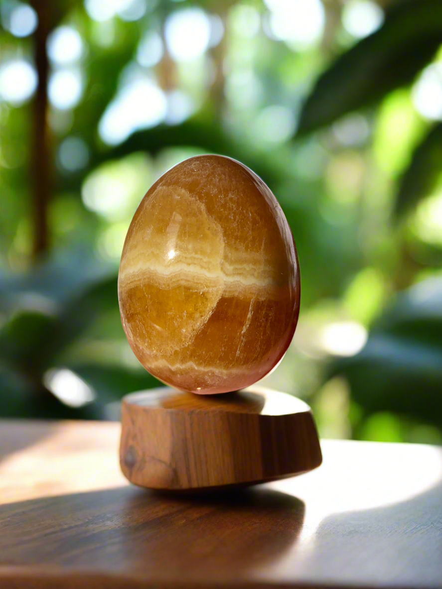 Orange Calcite Egg