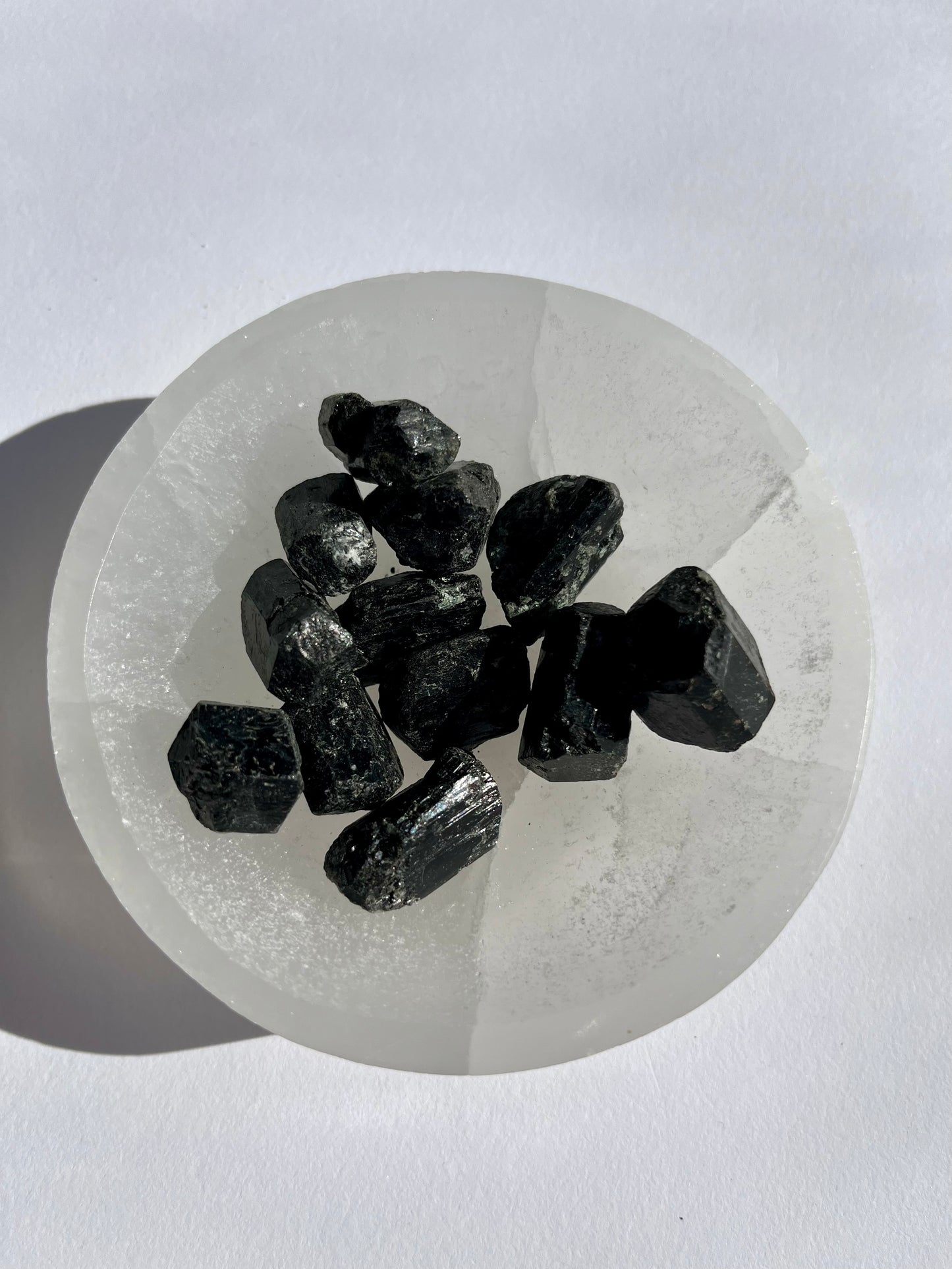 Black Tourmaline Rough Stone