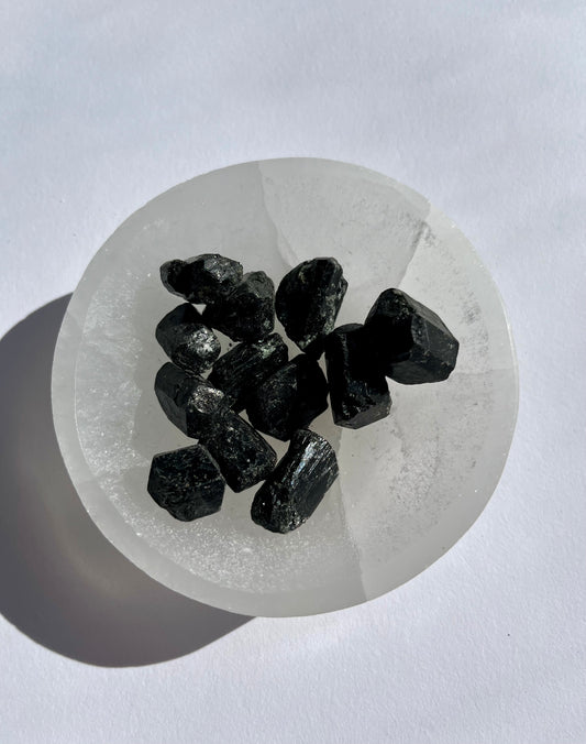 Black Tourmaline Rough Stone