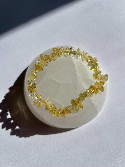 Citrine Chip Bracelet