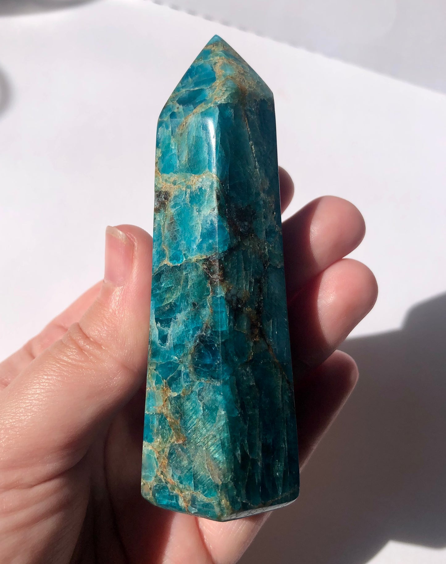 Blue Apatite Tower