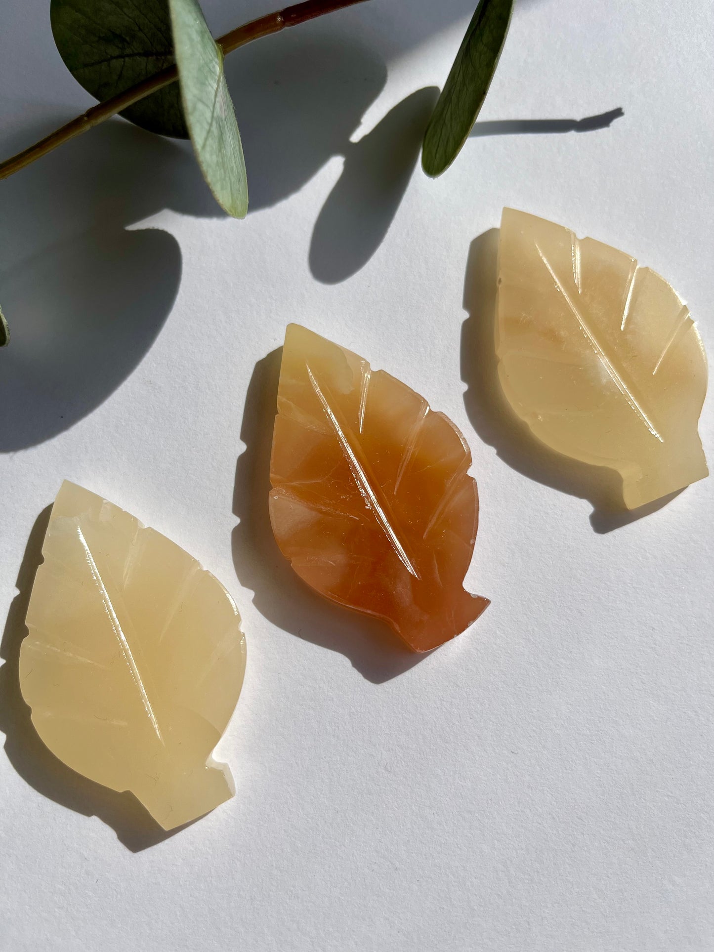 Honey Calcite Leaf Calcite