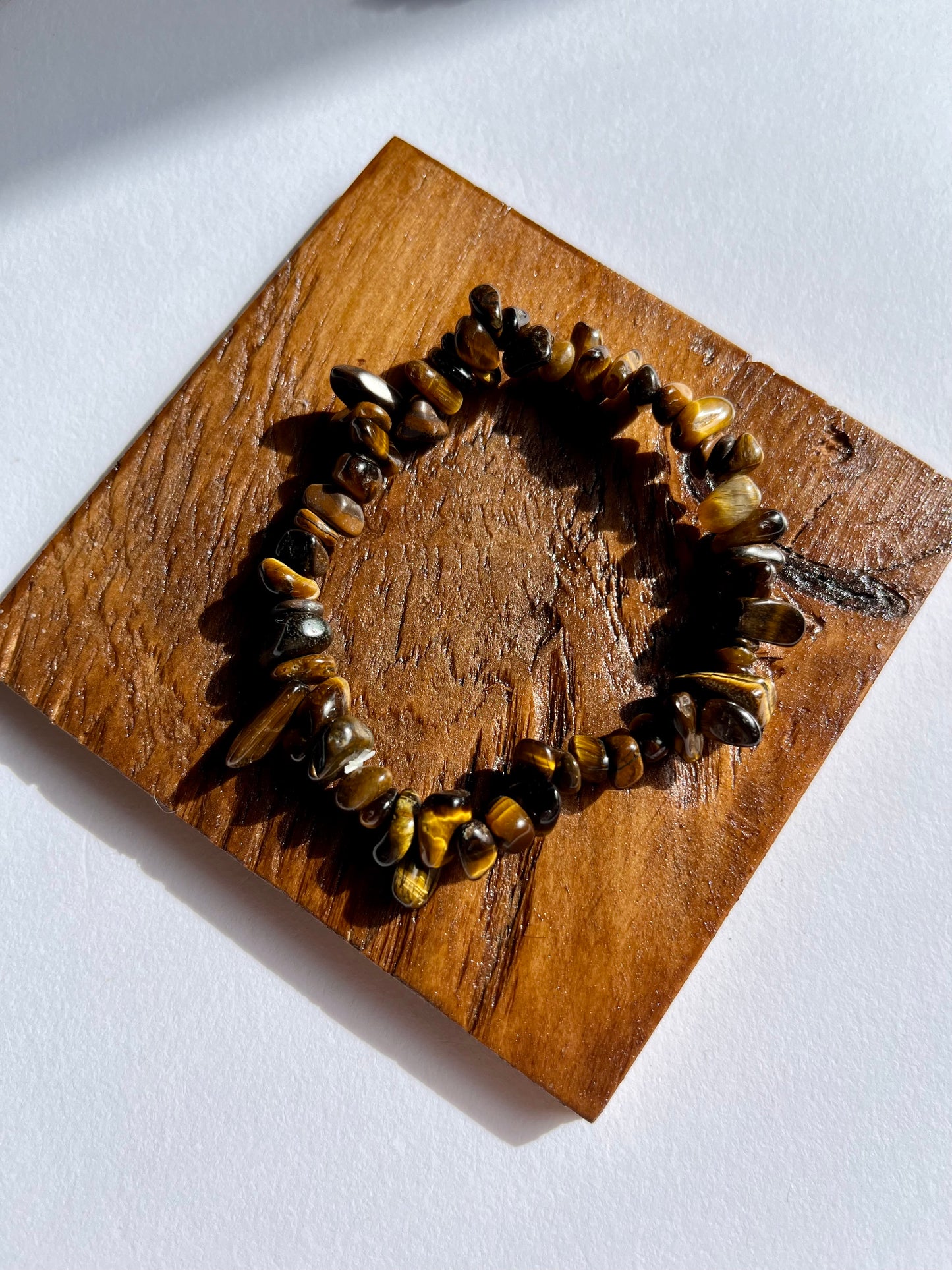 Tigers Eye Chip Bracelet