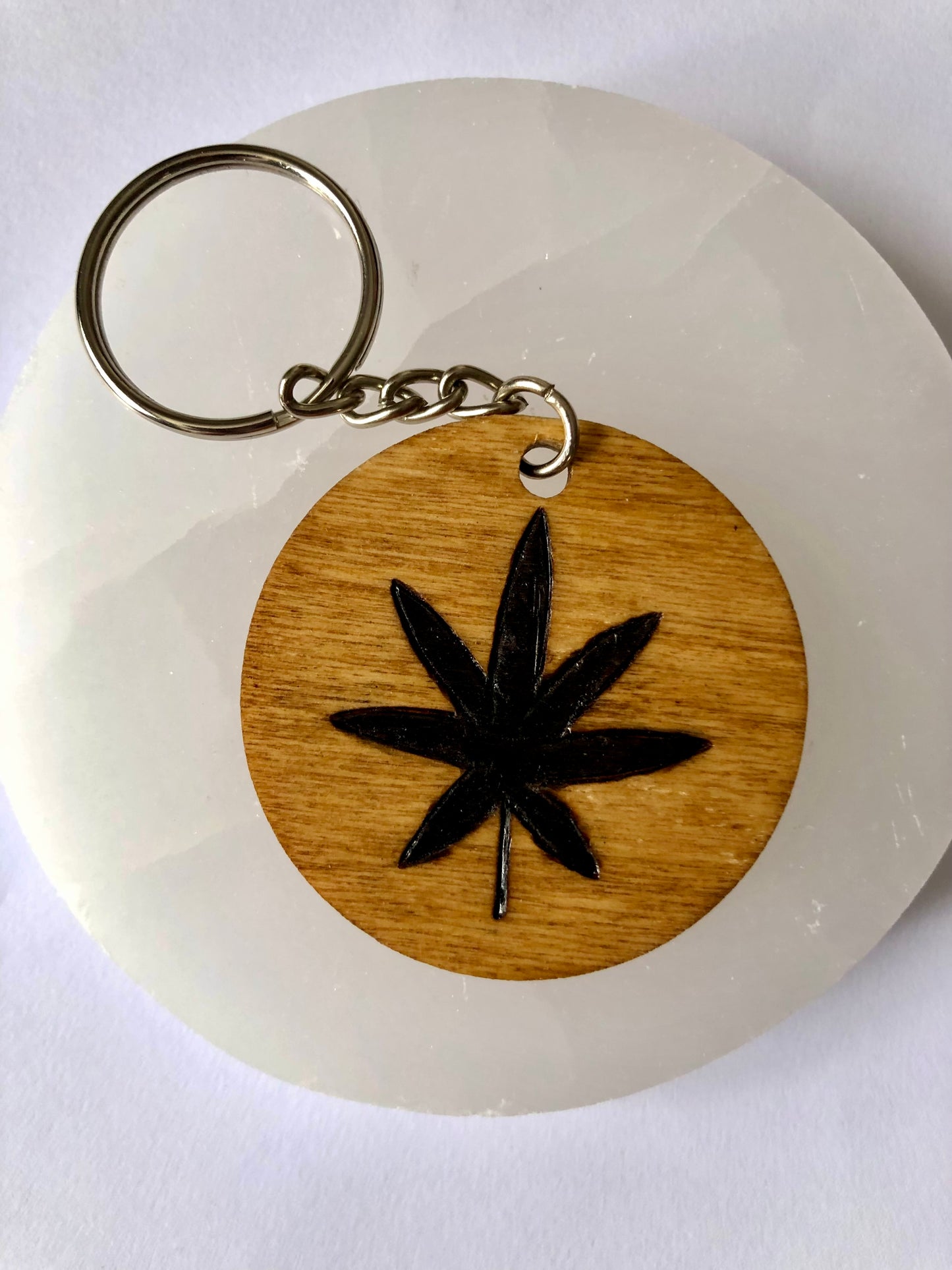 Leaf Keyring