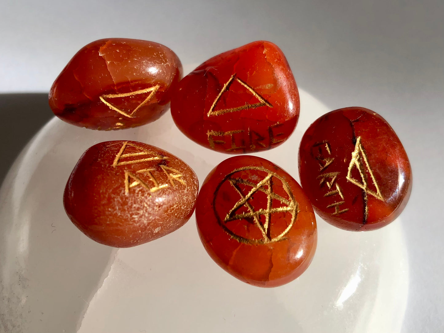 Carnelian Agate Element Set