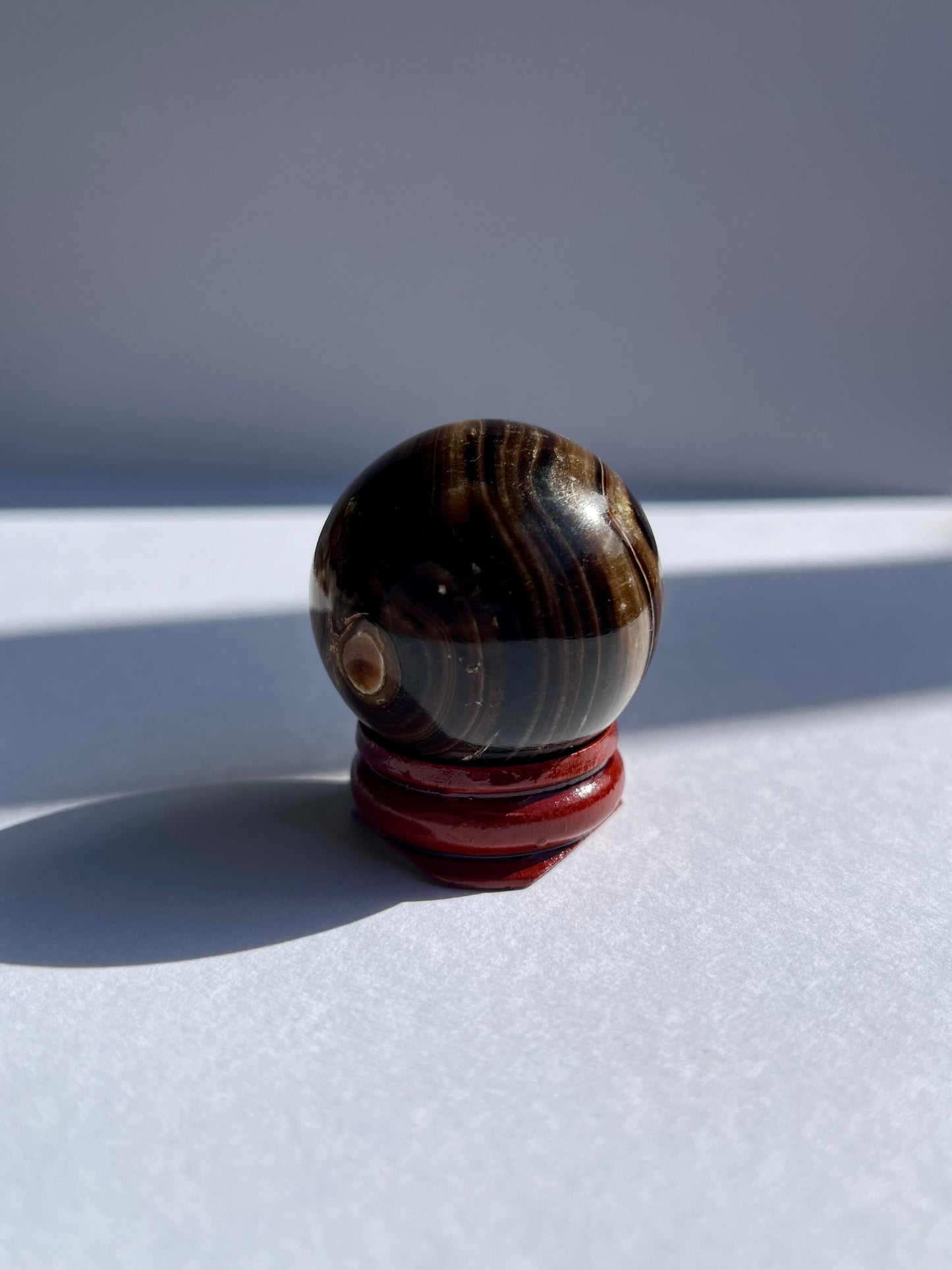 Chocolate Calcite Sphere #1