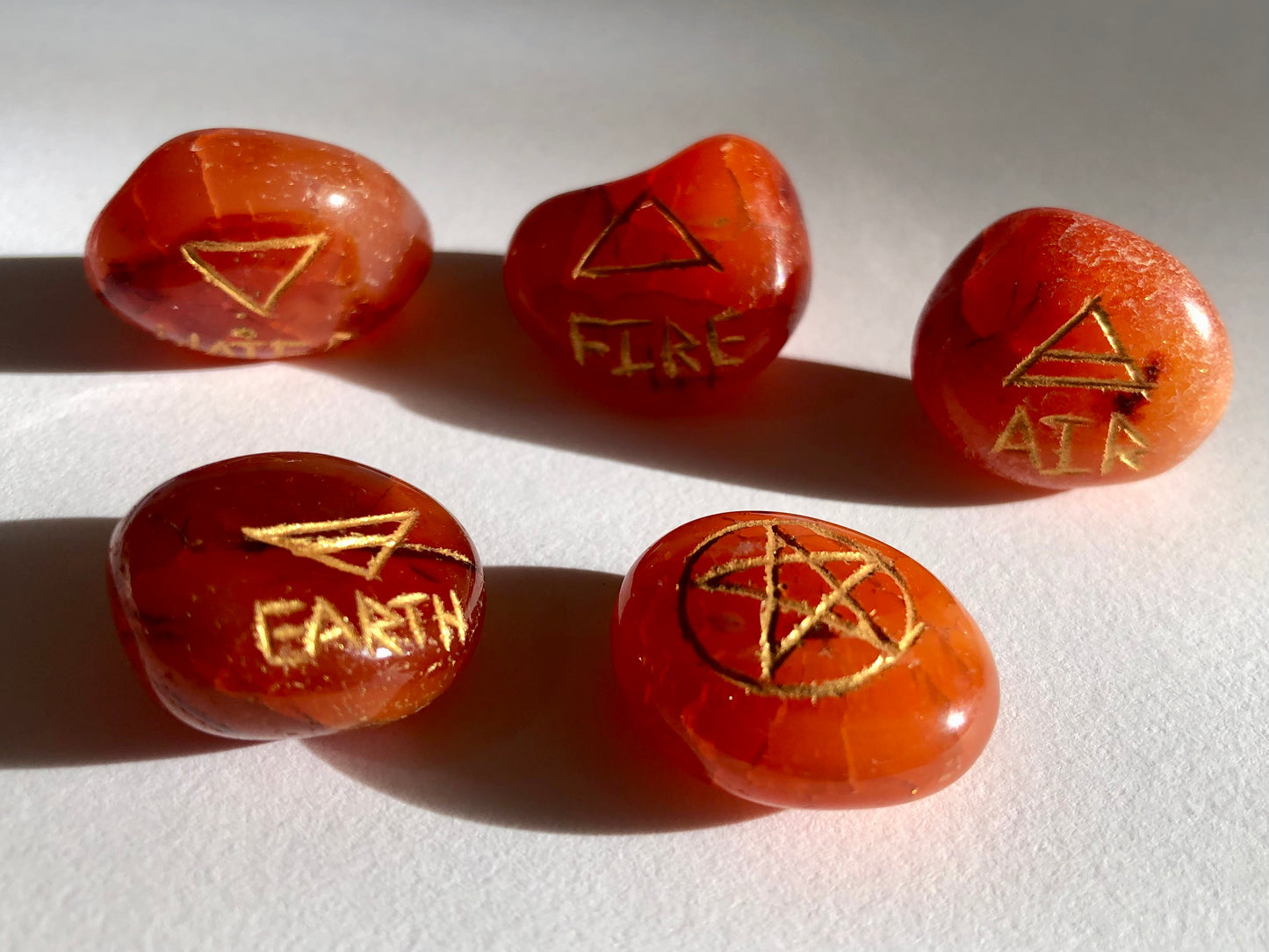 Carnelian Agate Element Set