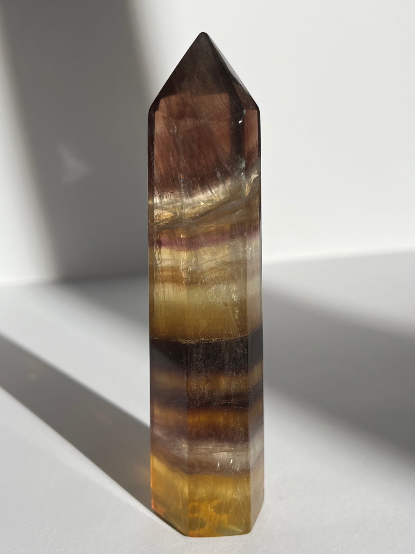 Yellow Fluorite Point