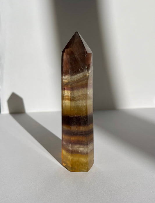 Yellow Fluorite Point