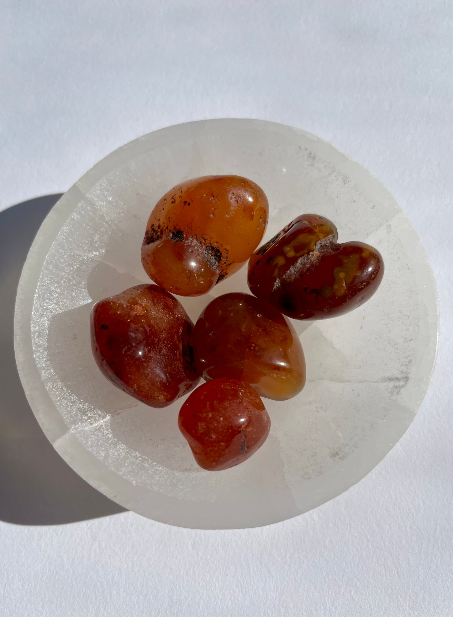 Carnelian Agate Tumbled Stone