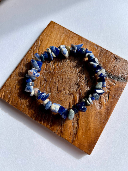 Sodalite Chip Bracelet