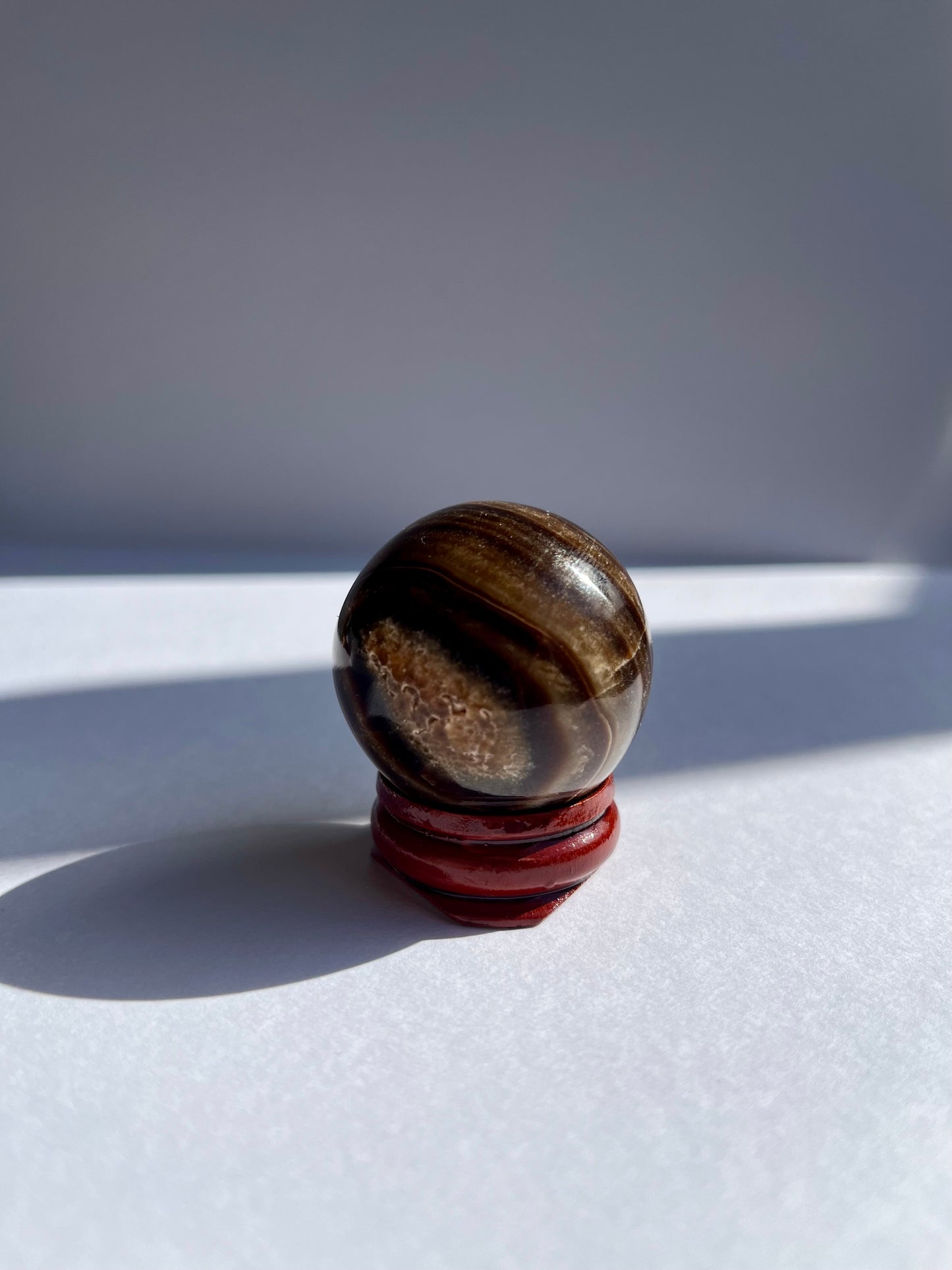 Chocolate Calcite Sphere #1