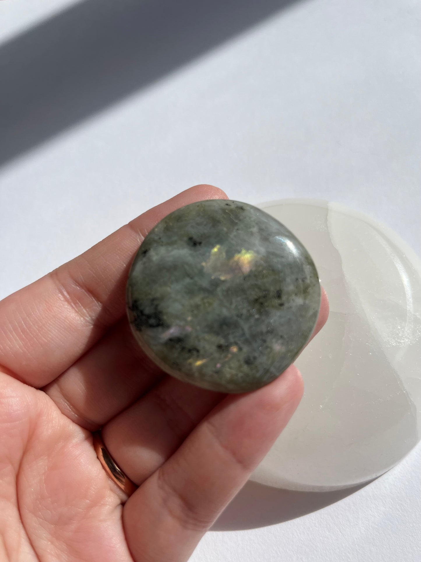 Labradorite Flat Stone