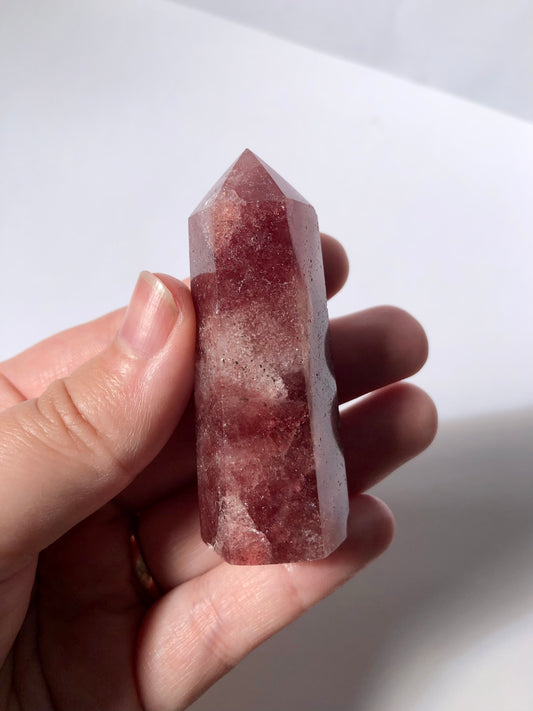 Strawberry Quartz Point #2