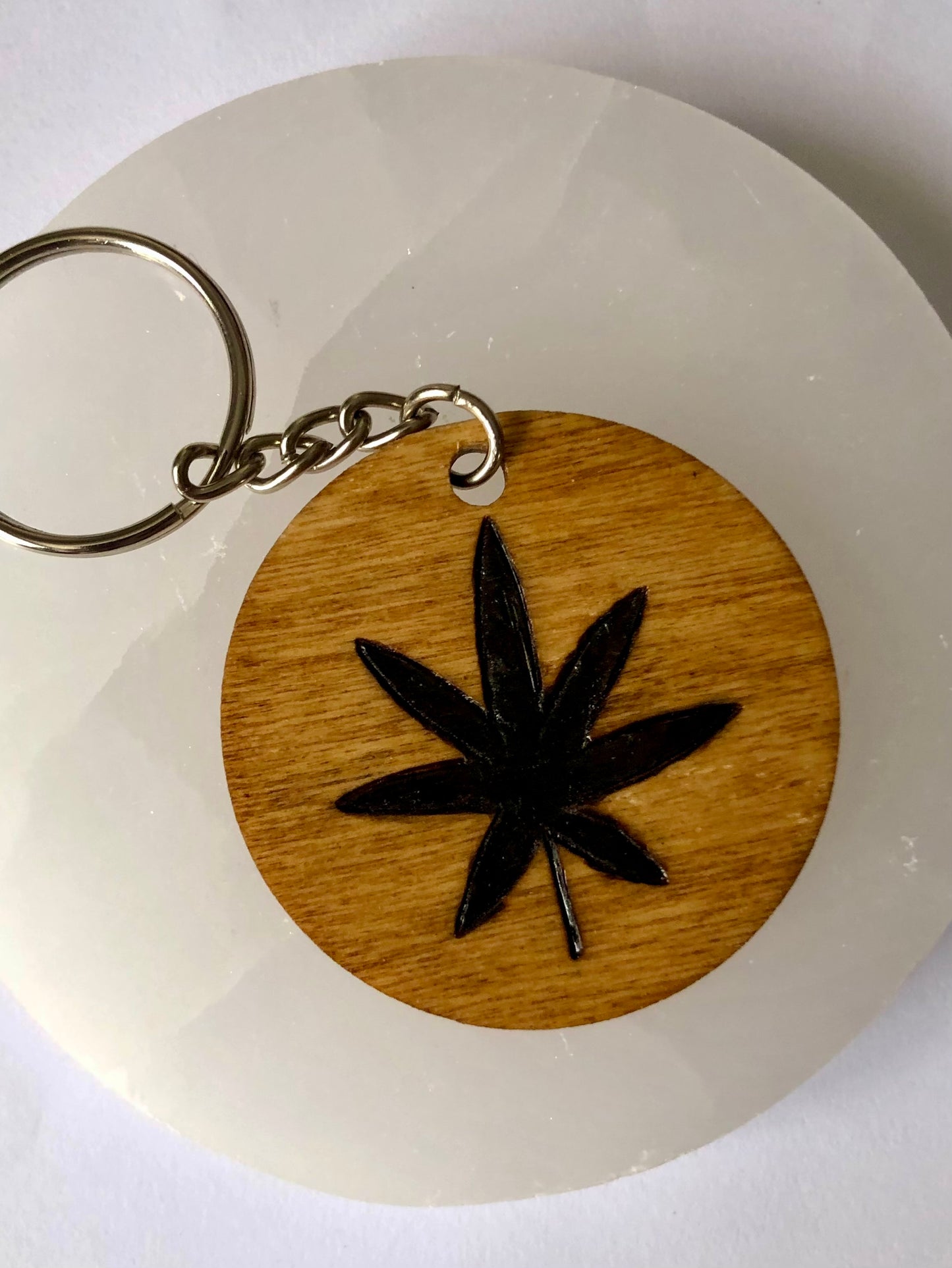 Leaf Keyring