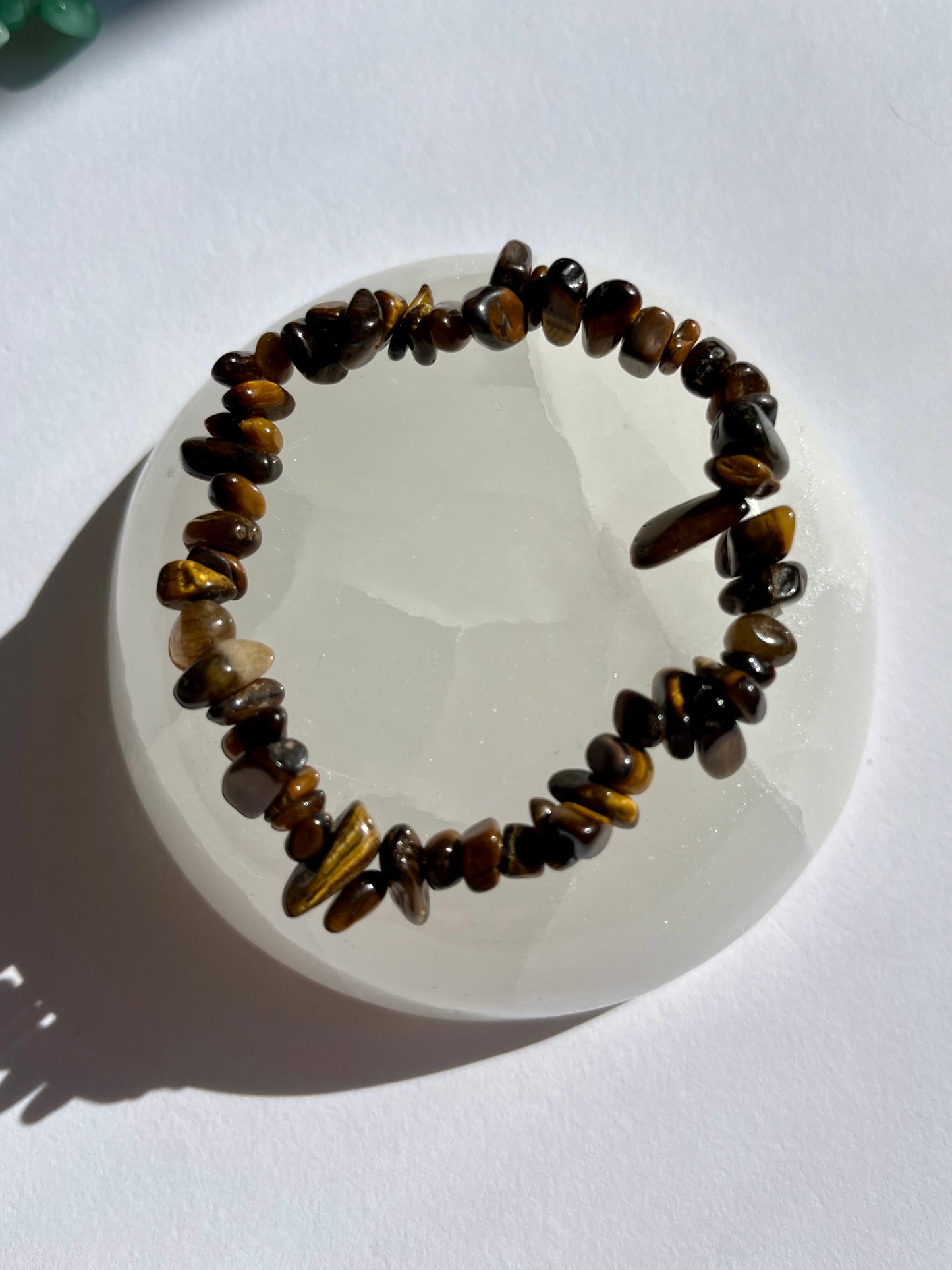 Tigers Eye Chip Bracelet