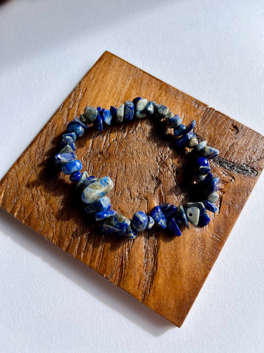 Lapis Lazuli Chip Bracelet