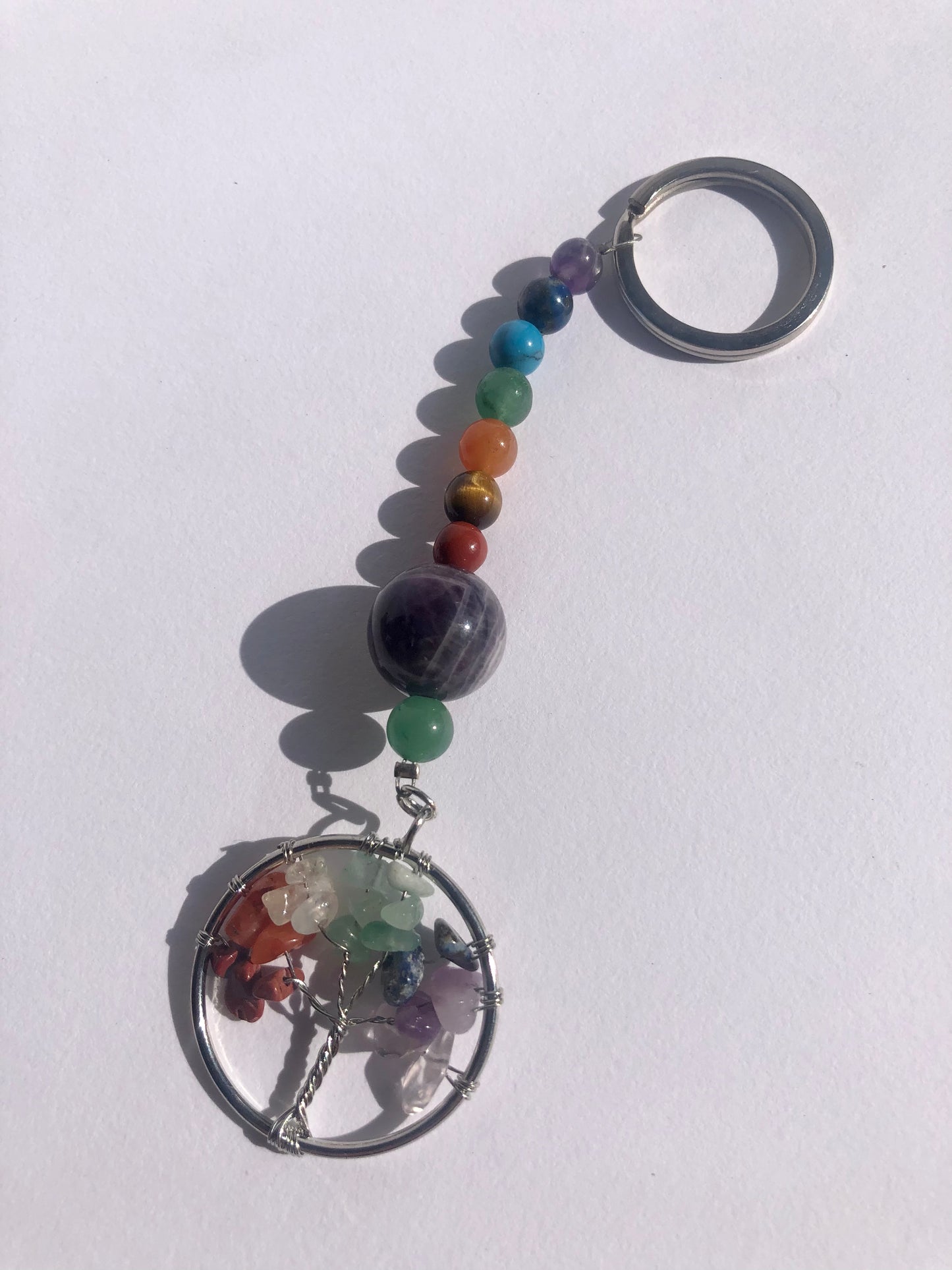 Chakra Tree of Life Keyring