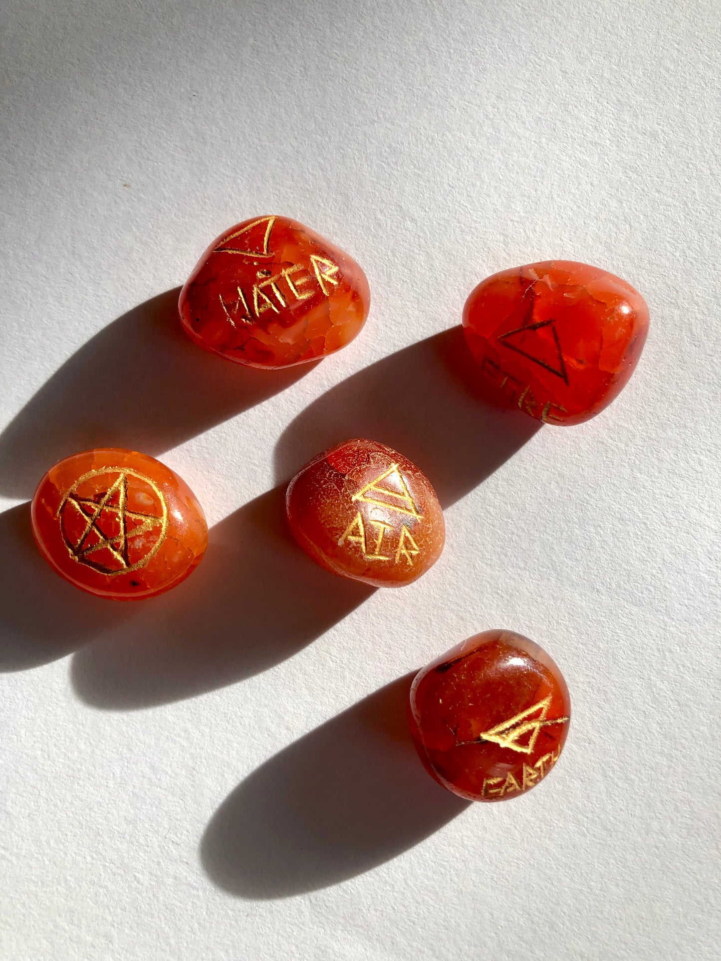 Carnelian Agate Element Set