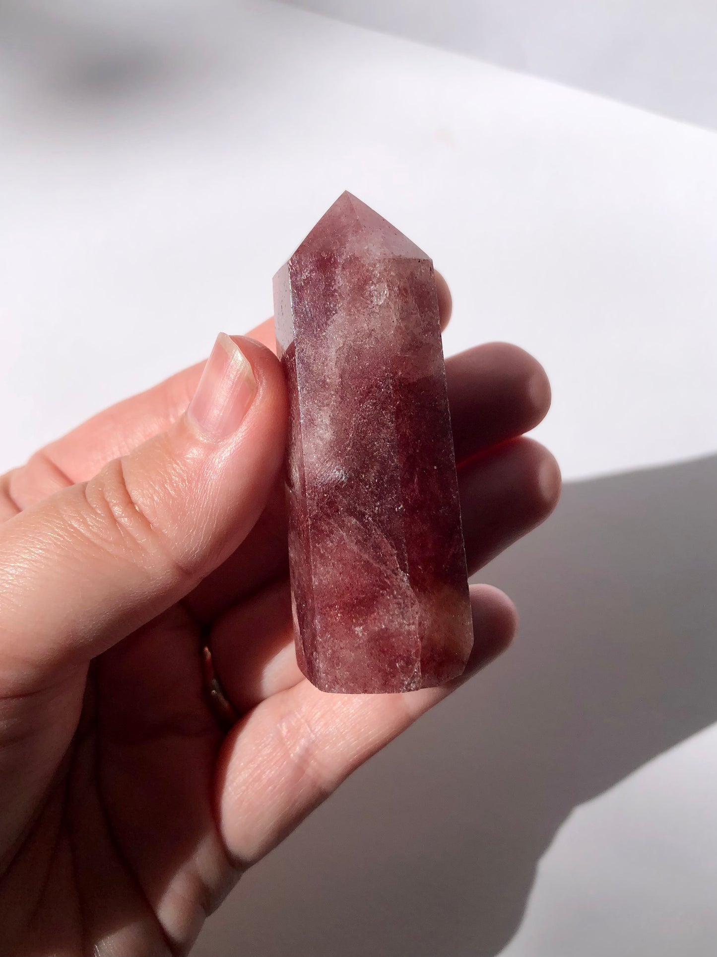 Strawberry Quartz Point #2