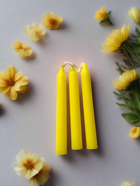 Yellow Spell Candle