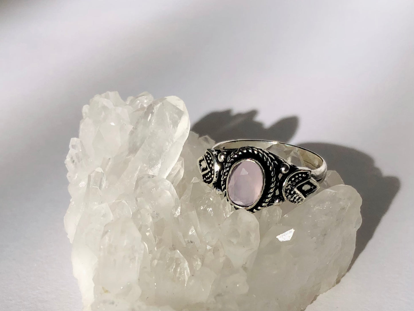 Rose Quartz Ring