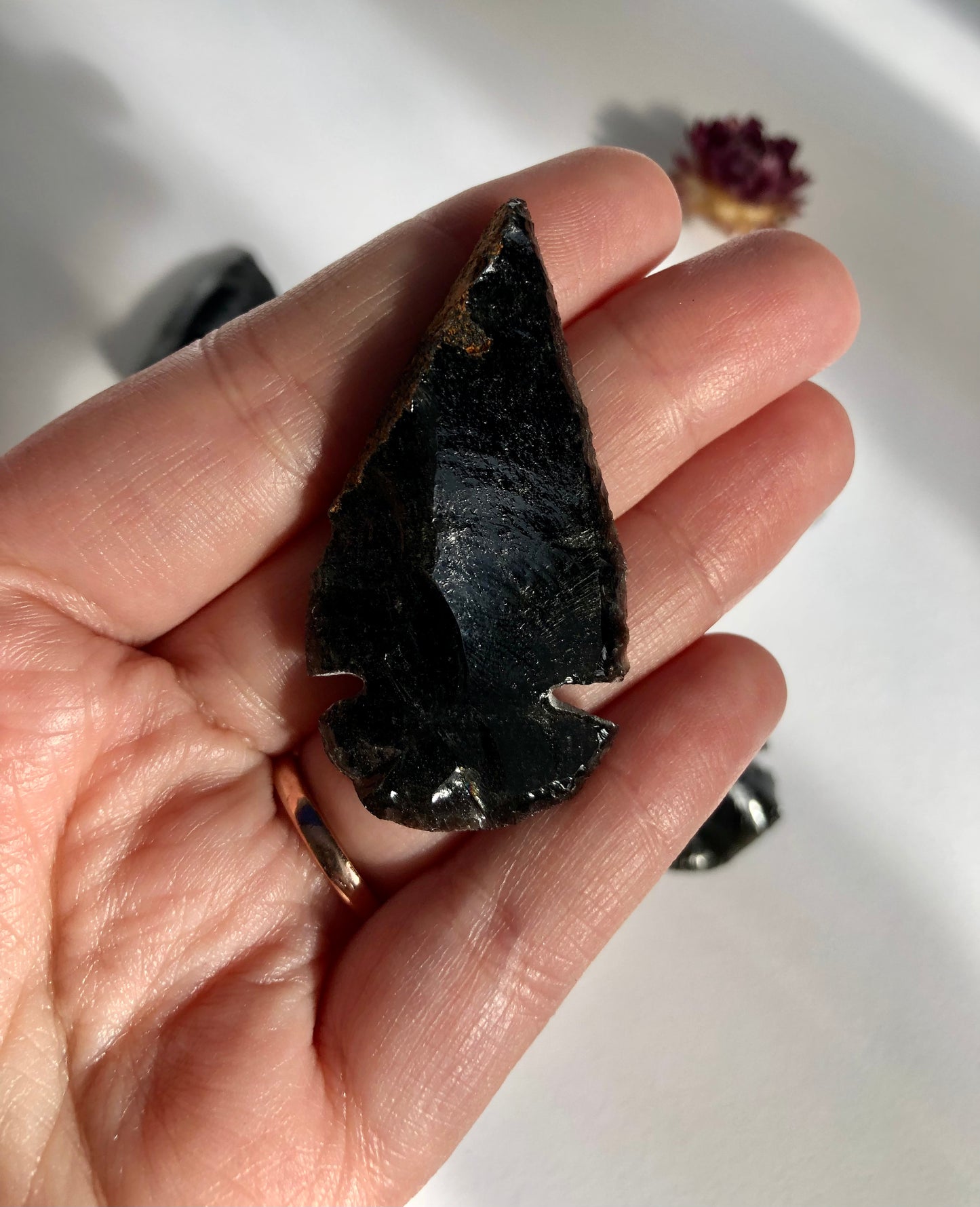 Black Obsidian Arrow - Small