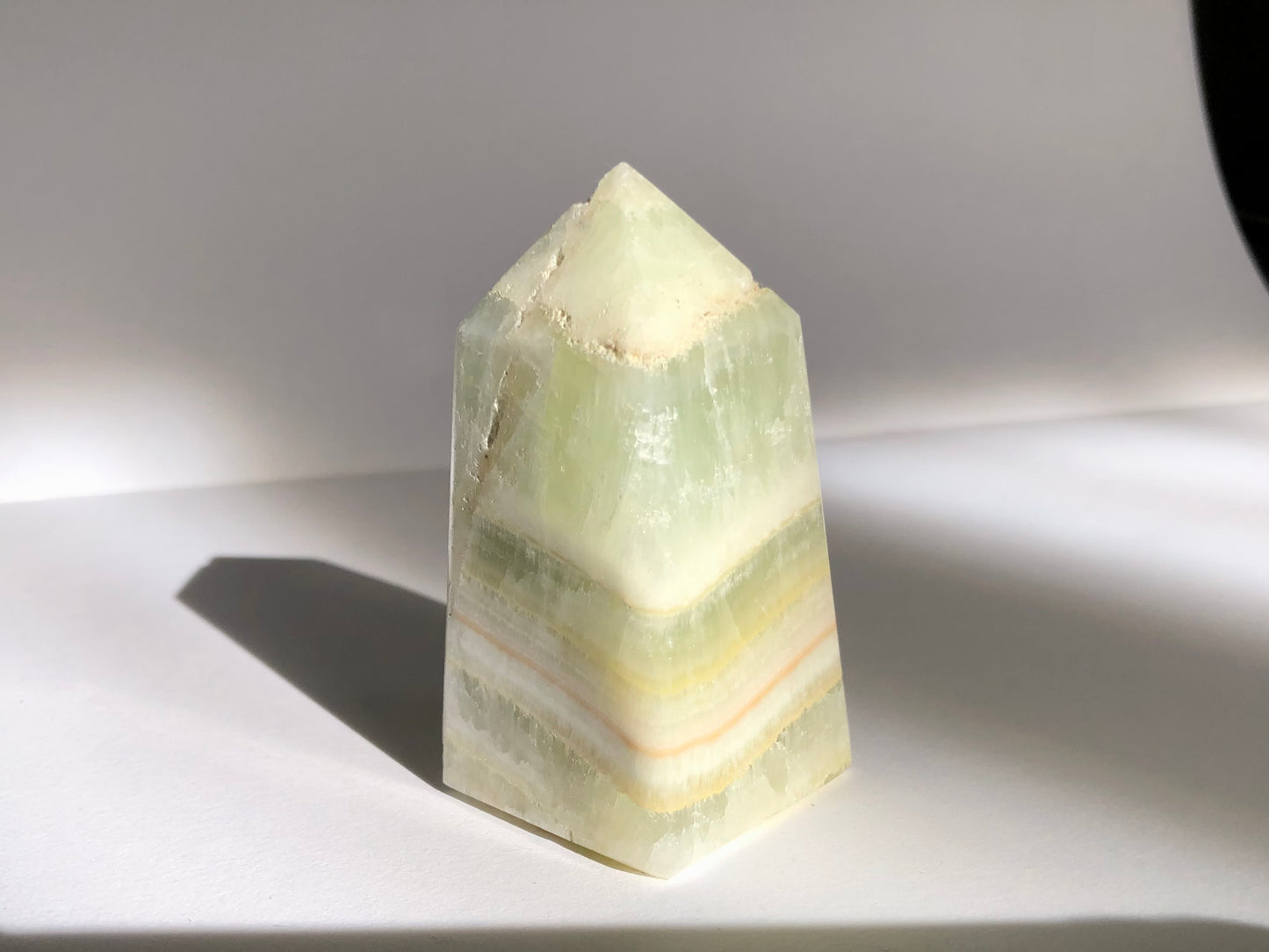 Pistachio Calcite Tower #2