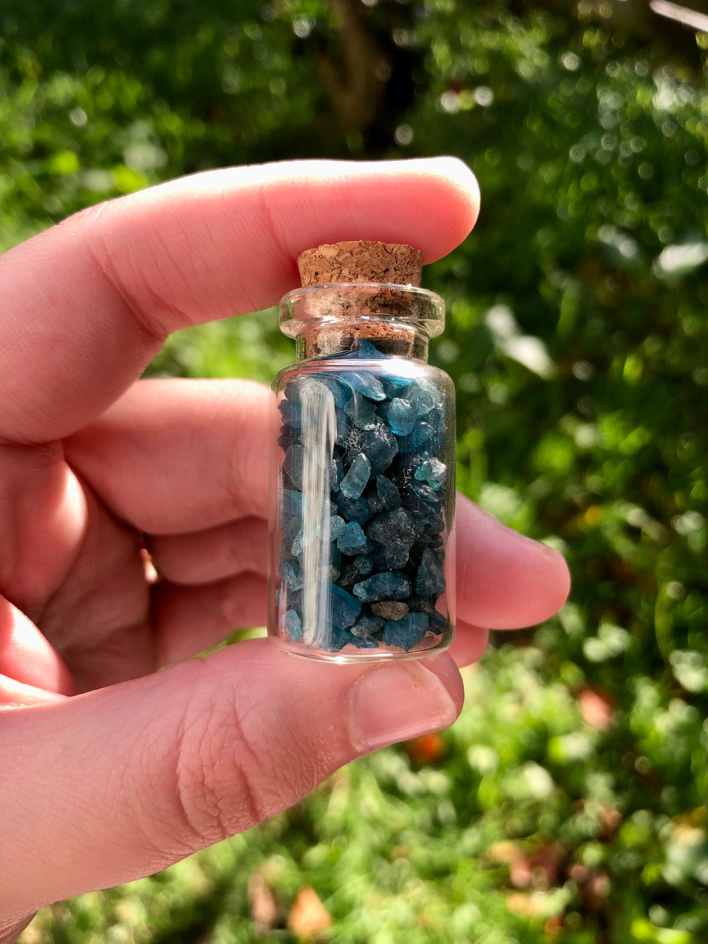 Apatite Rough Chip Bottle - Medium