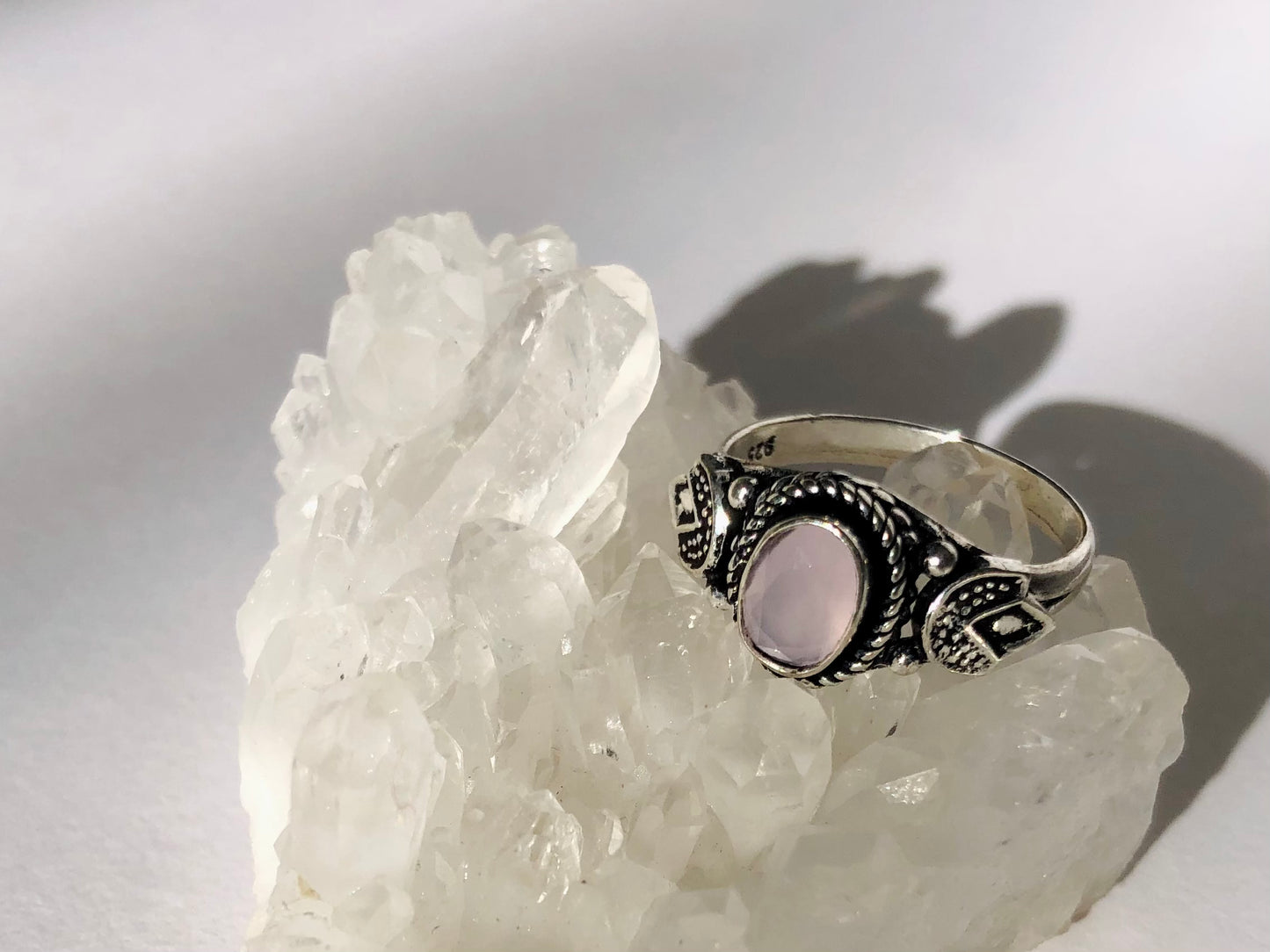 Rose Quartz Ring