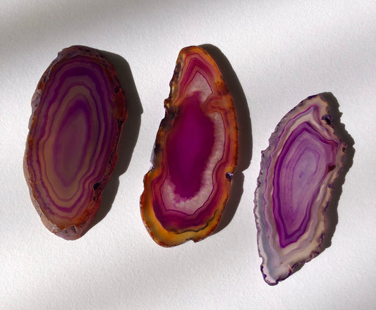 Purple Agate Slice - Small