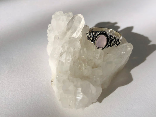 Rose Quartz Ring