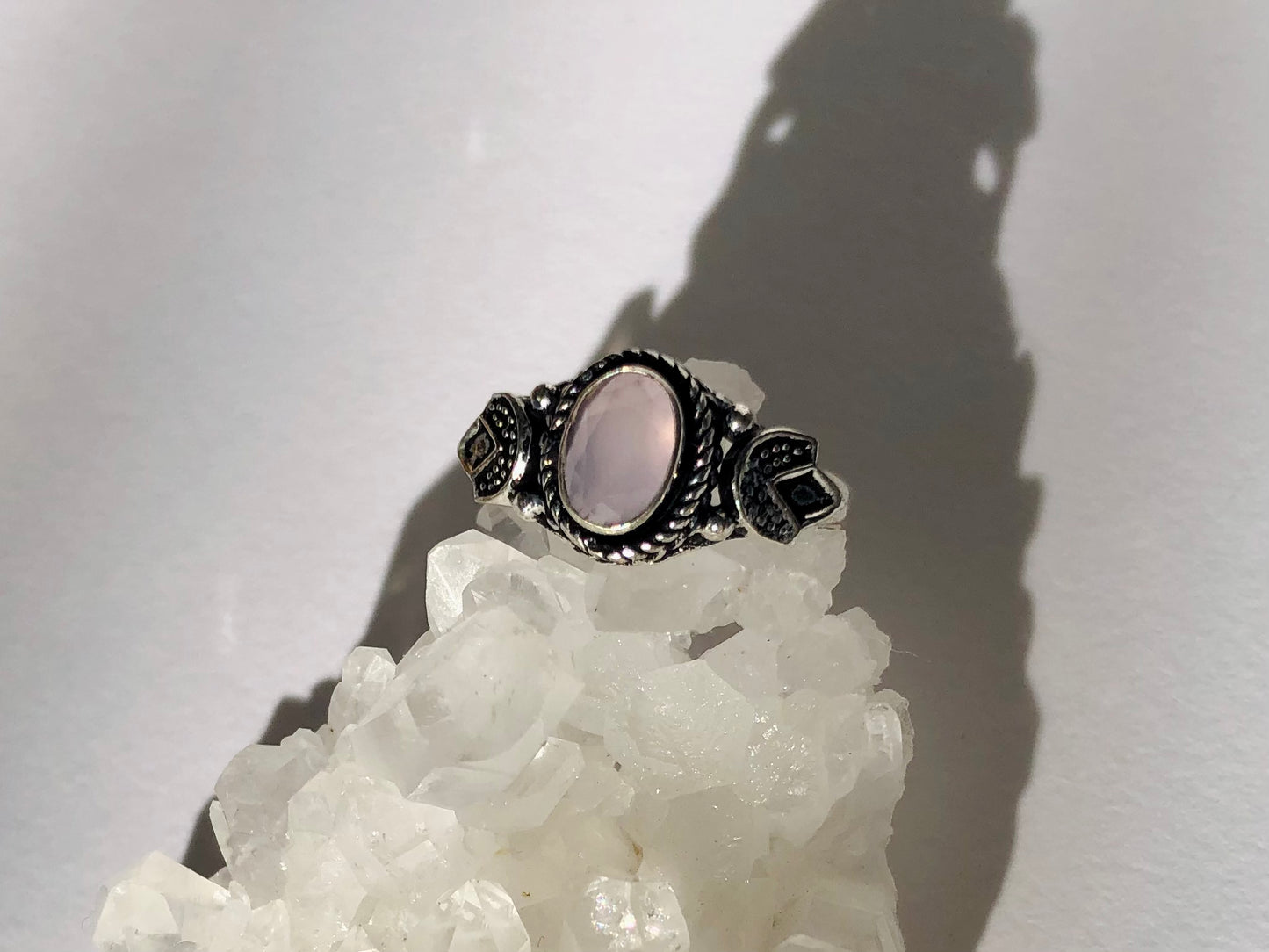 Rose Quartz Ring