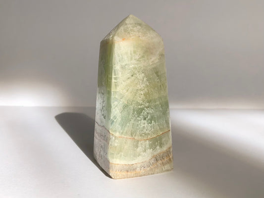 Pistachio Calcite Tower #1