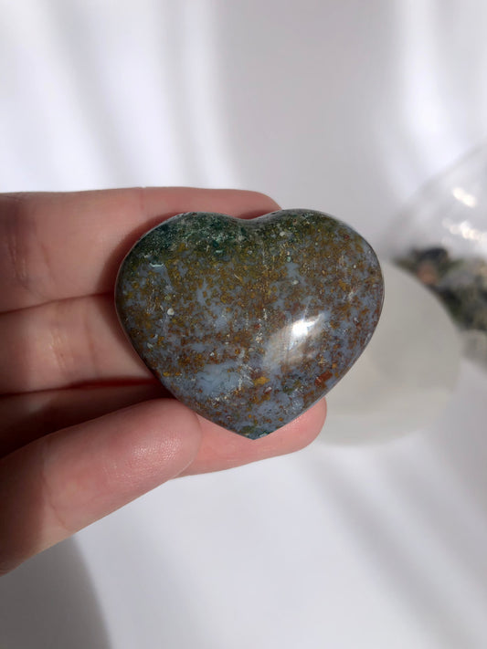 Ocean Jasper Heart