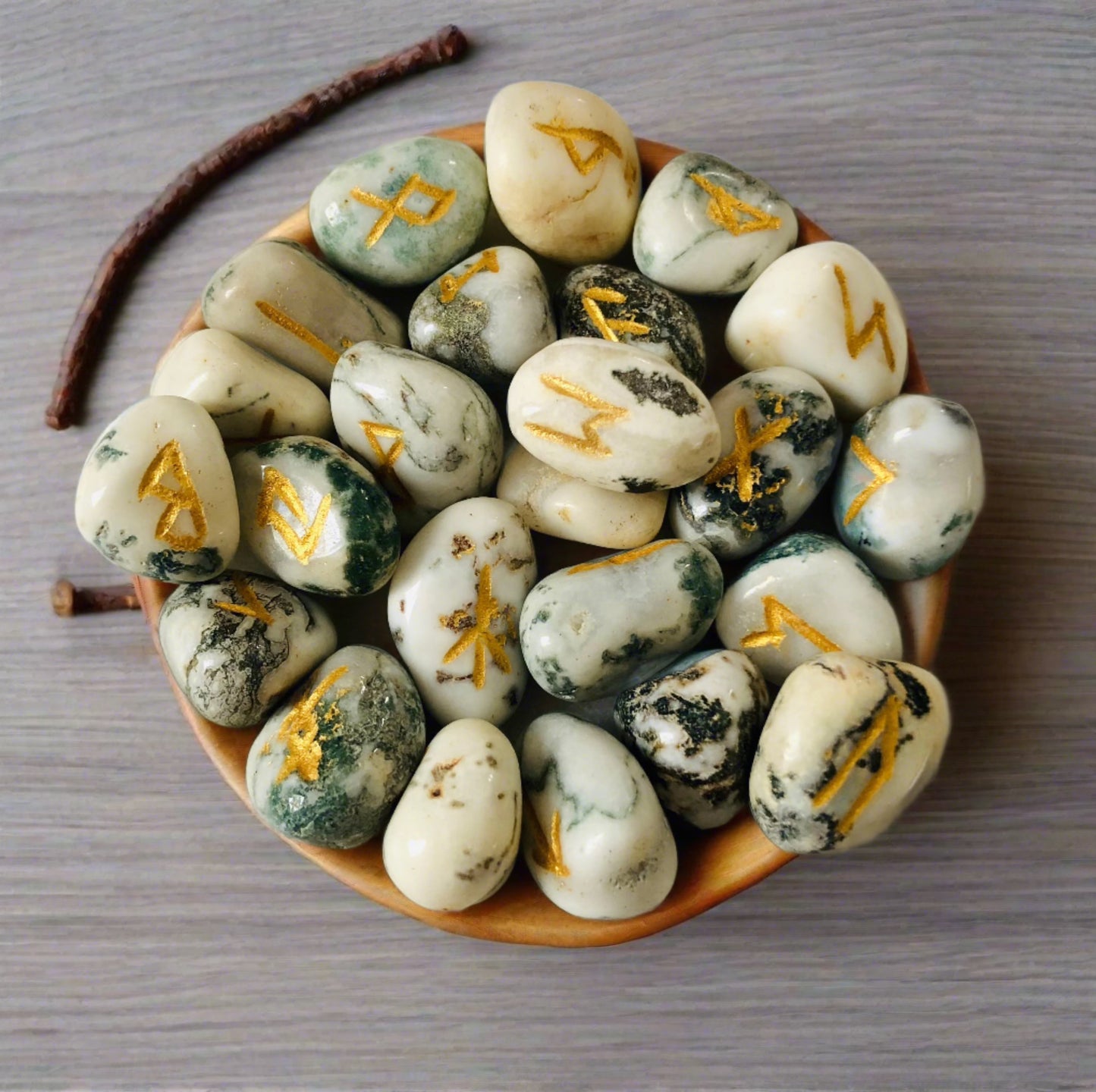 Tree Agate Runes Set