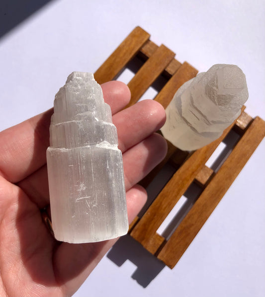 Mini Selenite Satin Spar Tower