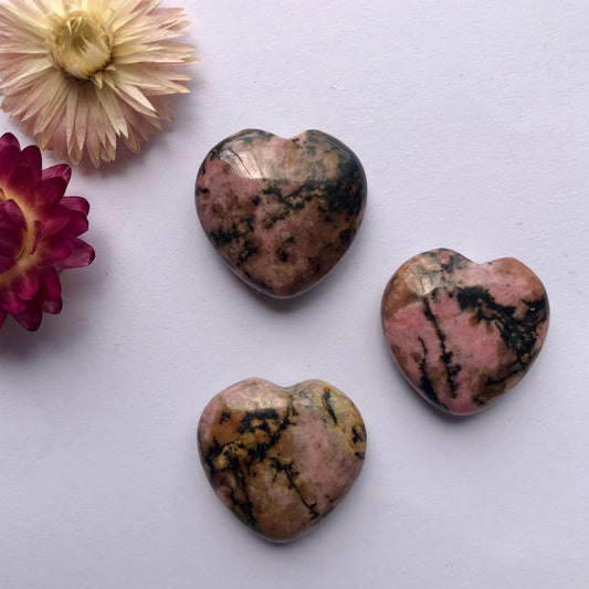 Rhodonite Heart