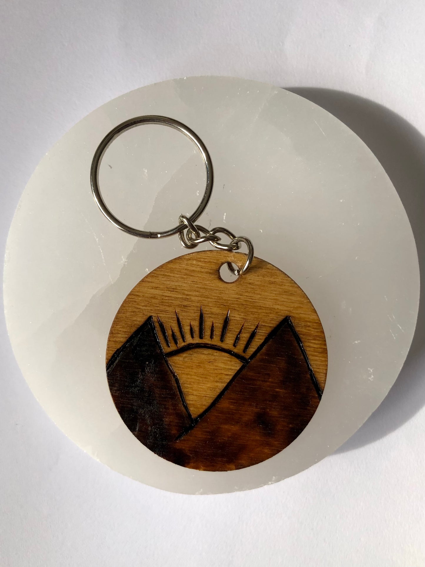 Mountain Sunrise Keyring