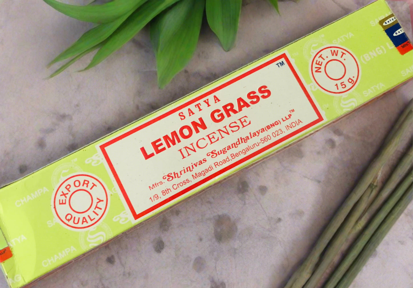 Satya Lemon Grass Incense Sticks