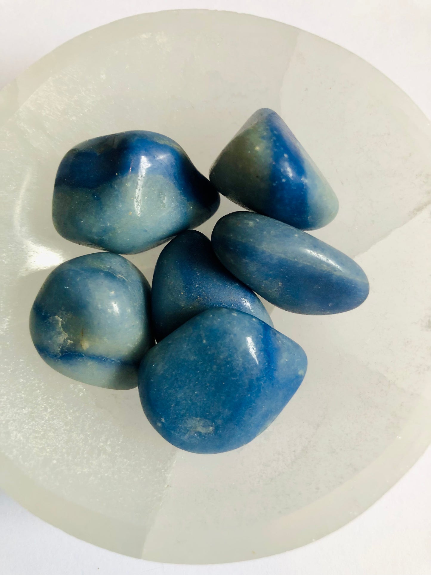 Blue Quartz Tumbled Stone